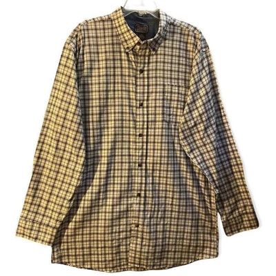 C.E. Schmidt Workwear Tall Mens Size XLT Shirt Plaid Long Sleeve Button-Down - Image 1 of 4