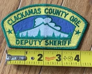 Vintage Obsolete Clackamas County ORE Oregon Deputy Sheriff’s Office Patch - Picture 1 of 2
