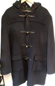 Gloverall Duffel Navy Wool Coat Sz XL 44 Chest New  - Picture 1 of 10