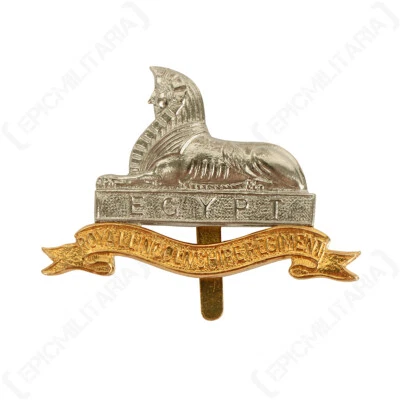 British Royal Lincolnshire Regiment Cap Badge - Reenactment Military Army Egypt - Image 1 of 2