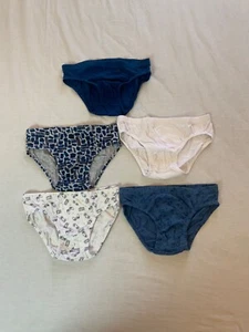 Boys briefs 5 pcs. blue/white size 14-15 years, new - Picture 1 of 4