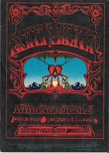Quicksilver Fillmore Era Family Dog Handbill PC Mailer 1968 Rick Griffin - Picture 1 of 2