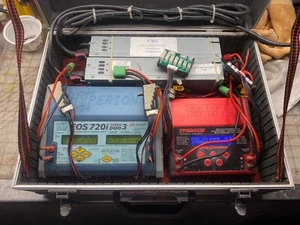 RC Battery Charger station 2@ dual chargers with power supply - Picture 1 of 7