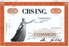 CBS Inc., (Columbia Broadcasting System), 1980 (100 Shares )