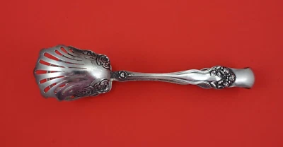 Pinza de hielo de plata esterlina rosa de boda de Watson elegante perforada 6 7/8" Foto 1 de 2