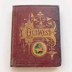 1873. 1st Miniature : OUT WEST By S Annie Frost. EX. RARE American Tract Society - Picture 1 of 17