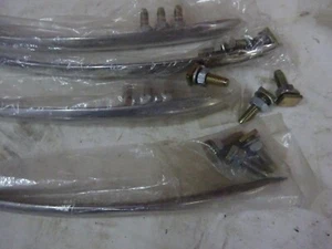 Harley Davidson's CUSTOM'S Rpl 4-PIECE STAINLESS STEEL FEENDER TRIM - Picture 1 of 7