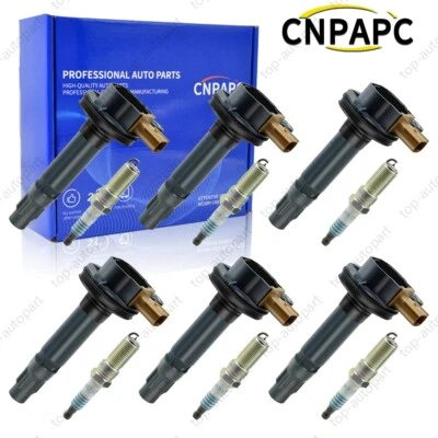 6 Ignition Coil & Spark Plug For 2011-2018 Ford F150 Explorer UF646&SP-534 set - Imagem 1 de 4