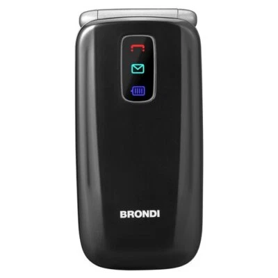 Brondi Cellulare 2G Gprs AMICO Leale Black metal 10281040 - Immagine 1 di 3