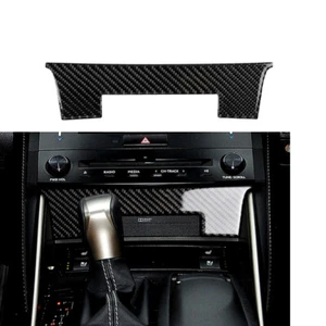 Carbon Fiber Center Console Cover Trim Sticker For LEXUS IS250 IS350 2014-2018 - Picture 1 of 7