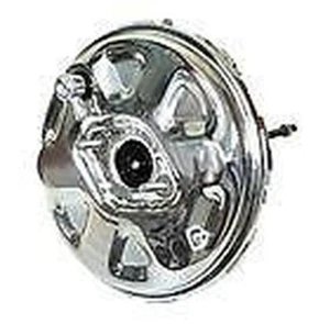 Chrome chevy Single Diaphram Brake Booster 11 inch " gm chevy gmc - Picture 1 of 2