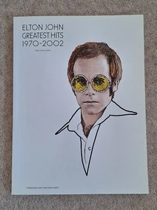 Elton John Greatest Hits 1970-2002 - Piano Vocal Guitar (Sheet Music) - Picture 1 of 2
