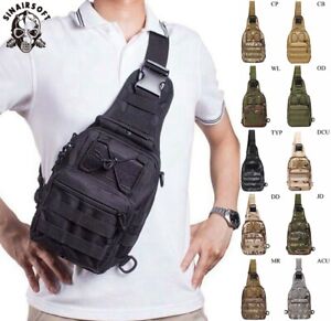 Outdoor Tactical Shoulder Bag Messenger Sling Chest Pack Military Molle Backpack