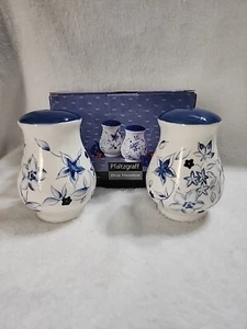 Salero y pimentero Pfaltzgraff Blue Meadow retirado 2008 - Imagen 1 de 21