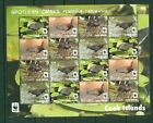 Cook Islands #1524 (2014 WWF Birds strip of four)  VFMNH sheet of 16 CV $35.00