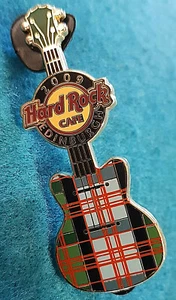 EDINBURGH SCOTTISH TARTAN GUITAR SERIES MacDONALD CLAN DESIGN Hard Rock Cafe PIN - Picture 1 of 1