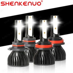 Para For Honda Odyssey 2011-2017 LED Bombillas de faros Kit Luces bajas altas - Picture 1 of 11