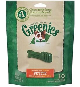Greenies 10109078 Adult Poultry Flavor Canine Dental Care Dog Treats, 10-Pack