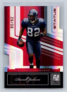 2007 Donruss Elite Status #86 Darrell Jackson /82  Seattle Seahawks B18
