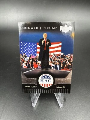 Donald Trump 2020 Decision KAG “Keep America Great” Lebanon, OH 2018 Silver Foil - Image 1 of 4