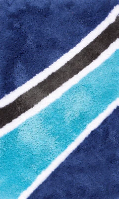 Badvorleger, Badematte, Duschmatte, Duschvorleger Blau - versch. Größen - Bild 1 von 3