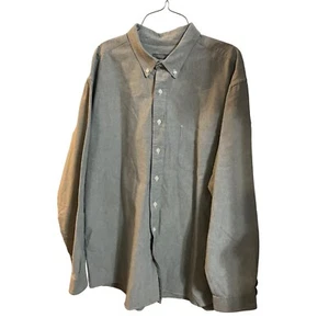 Eddie Bauer grigio XLT alto uomo abbottonato - Foto 1 di 6