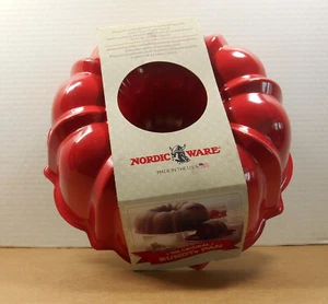 Nordic Wear Red 12.5 Cup Original Bundt Pan New - Picture 1 of 4