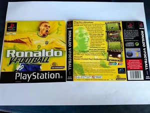 Ronaldo V Football - Playstation 1 - PAL - Inlays Only - No Game - Picture 1 of 1