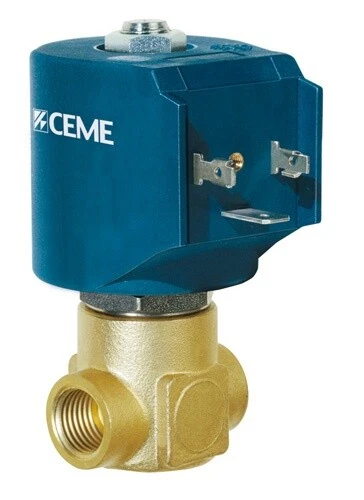 CEME 9912 Magnetventil N/geschlossen 1/4" BSP Wasser Luft Dampf EPDM
