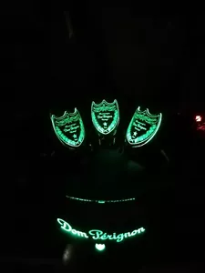 SECCHIO PORTAGHIACCIO ESPOSITORE DOM PERIGNON LUMINOS GRANDE SENZA BATTERIE - Foto 1 di 11