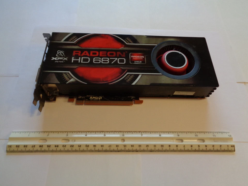 XFX AMD Radeon HD 6870 (HD-687A-ZNFC) 1GB / 1GB (max) GDDR5 SDRAM PCI Express x1 - Image 1 of 4
