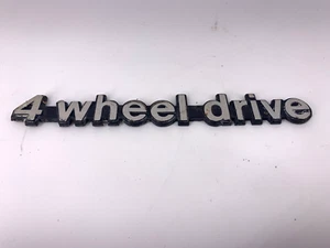 AMC Jeep Or Eagle 4 Wheel Drive Emblem Badge - Picture 1 of 5