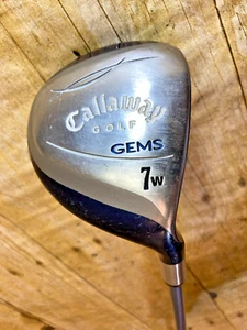 CALLAWAY GOLF GEMS 7 FAIRWAY WOOD OFFSET RH 21° WOMEN FLEX ALDILA GRAPHITE 40.5" - Picture 1 of 9