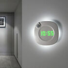 LED Digital Time Wall Clock With PIR Motion Sensor Night Light Home Clock &amp;ME Wa
