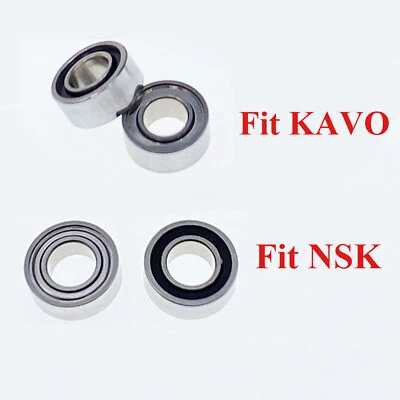 10Pcs Dental Ball Bearing Ceramic Fit KAVO/NSK Air Turbine High Speed Handpiece - Image 1 of 3