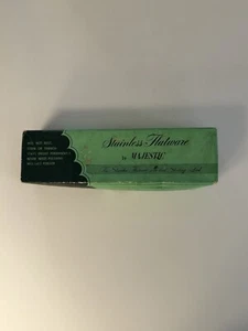 Majestic Posate Acciaio Inox 20 Forchette, 20 Coltelli In Scatola NOS "Woodbridge" - Foto 1 di 23