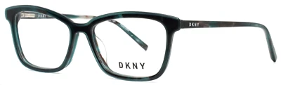 DKNY DK5024 315 Teal Tortoise Womens Cat Eye Eyeglasses 53-15-135 B:36 B - Image 1 of 4