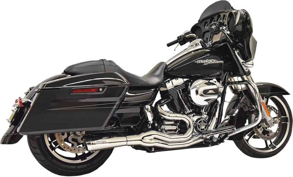 Bassani Road Rage II 2-Into-1 Mid-Length Chrome Exhaust System (1F62C) - Image 1 of 1