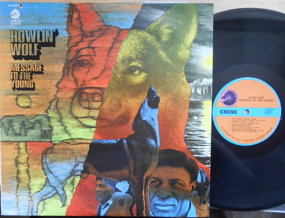 Howlin' Wolf US Reissue LP Message to the young NM '77 Chess CH50002 Blues - Image 1 of 1