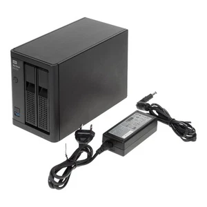 WD MY CLOUD EX2100 NAS 0GB Marvell Armada 1.3GHz 1GB DDR3 WDBWAZ0040JBK-20 - Photo 1/3