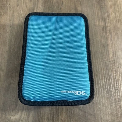 Nintendo DS Teal Blue Carry Case & Game Holder Preowned Good Condition - Image 1 of 4