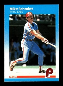 1987 Fleer #187 Mike Schmidt Philadelphia Phillies NM-MT - Bild 1 von 2