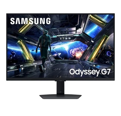 Samsung 32" Odyssey G7 4K UHD IPS 144Hz Gaming Monitor - LS32BG700EUXXU - Image 1 of 4
