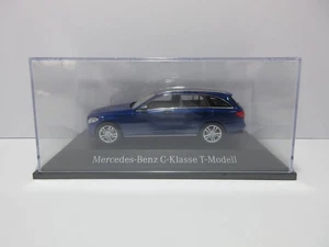 1:43 Mercedes-Benz C-Class T-Model S205 Brilliant Blue Metallic Model Car - Picture 1 of 10