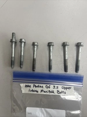 2006 CHEVROLET MALIBU G6  3.5L Upper Intake Manifold Bolts - Image 1 of 2