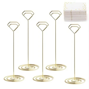 12pcs Unique Table Number Holders with 14pcs Place Cards, Table Number Stands... - Picture 1 of 5