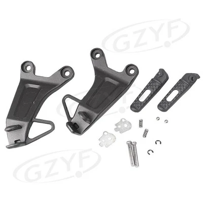 For Honda CBR600RR 03-04 Passenger Abrasive Rear Footrest Bracket Kit Foot Pegs - Image 1 of 4