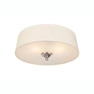 Westinghouse Parker Mews 2-Light Brushed Nickel Flush Mount Ceiling Fixture - Picture 1 of 3