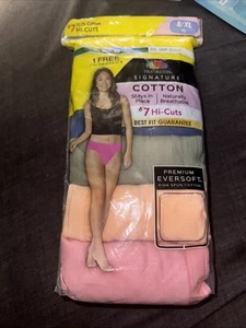 Fruit Of The Look Signature ~women Hi-Cut Underwear 7-pair 9/XL - Picture 1 of 2