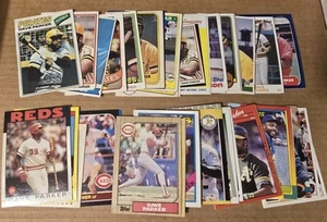 DAVE PARKER HOF LOT OF 50 Different Cards 1977-1992 Topps Fleer Donruss ++ Cobra - Picture 1 of 21